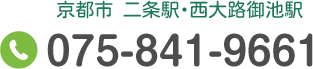 中西医院 二条駅・西大路御池駅Tel.075-841-9661